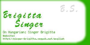 brigitta singer business card